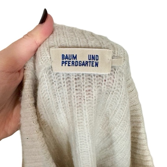 Baum und Pferdgarten Cortney Alpaca Wool Balloon Sleeve Sweater in Creme Melange - Picture 7 of 13